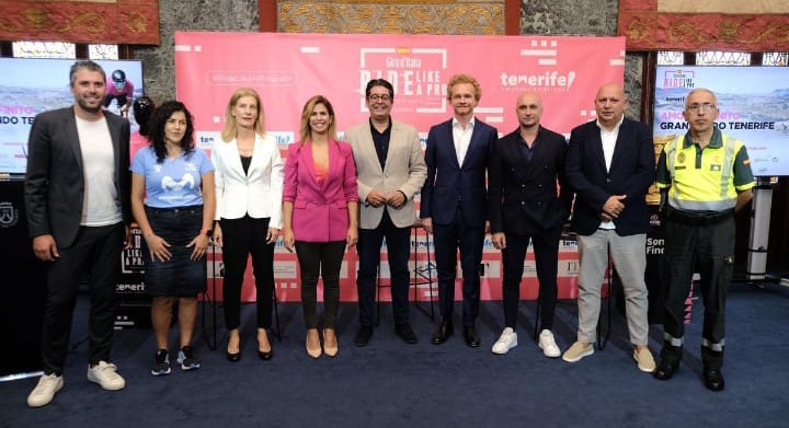 Circa 750 ciclisti parteciperanno al Giro d’Italia a Tenerife.