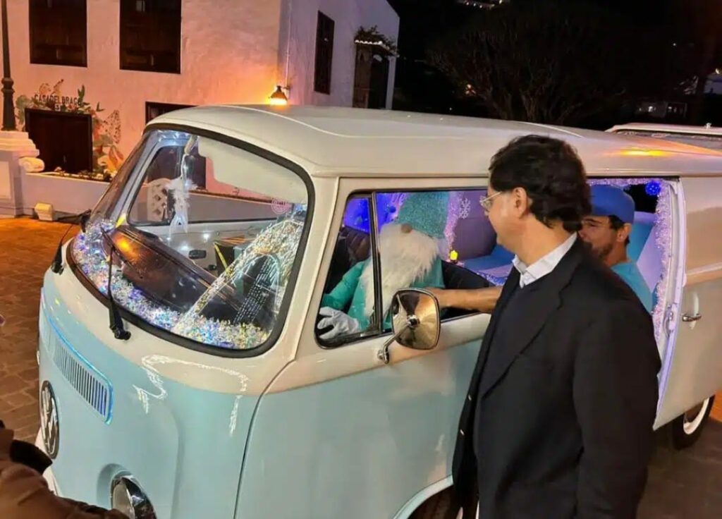 I gelati di Natale arrivano a Icod de los Vinos.
