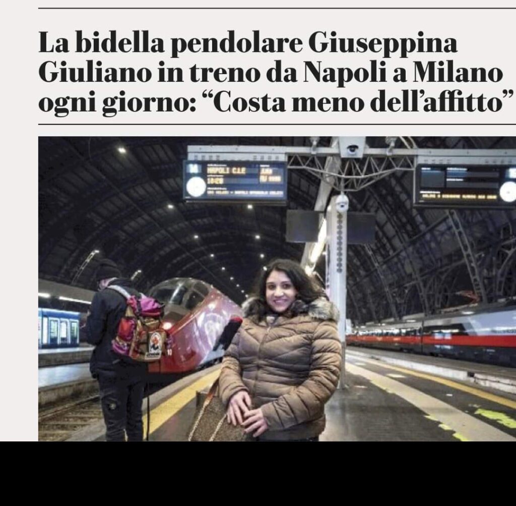 Napoli – Milano tutti i giorni per lavoro.