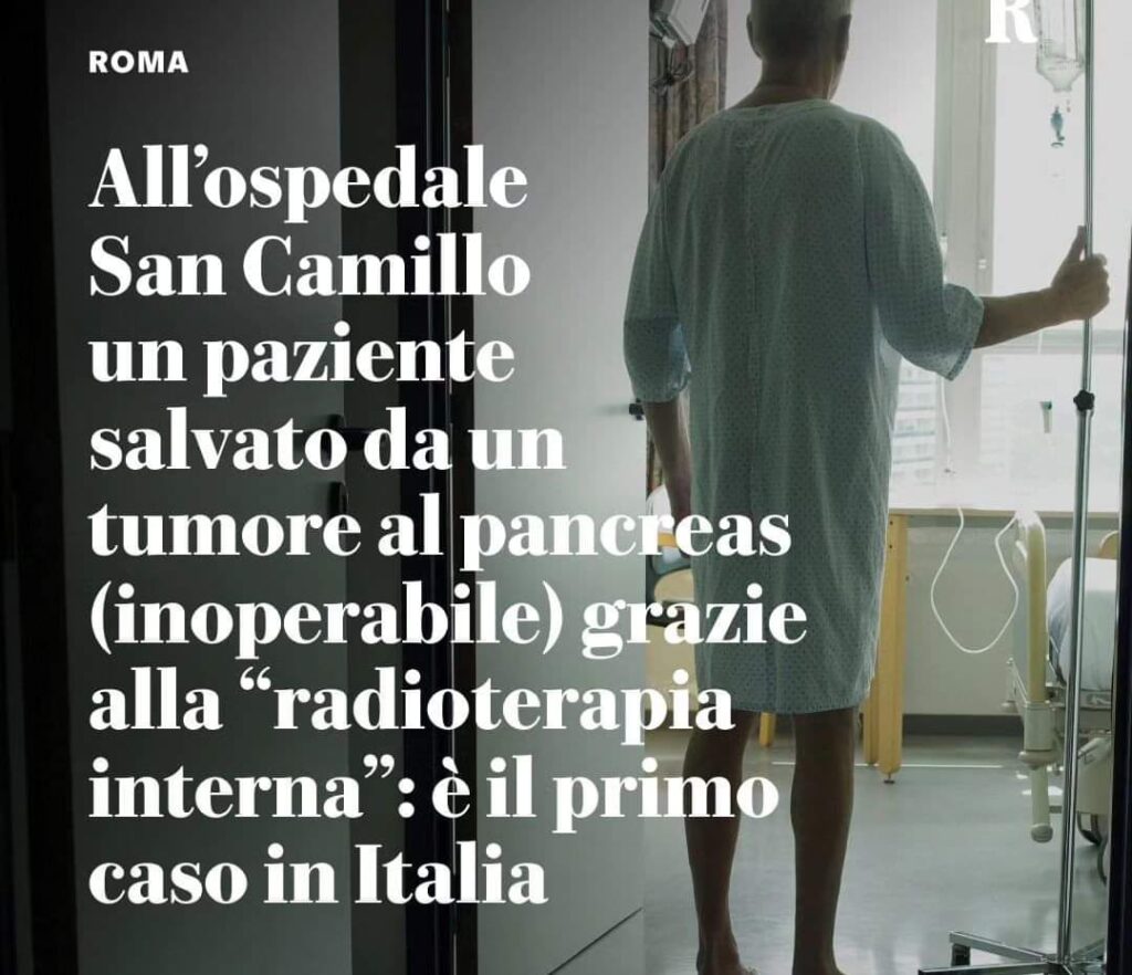 Una innovativa tecnica di “radioterapia interna” per rendere operabile un tumore al pancreas altrimenti inoperabile