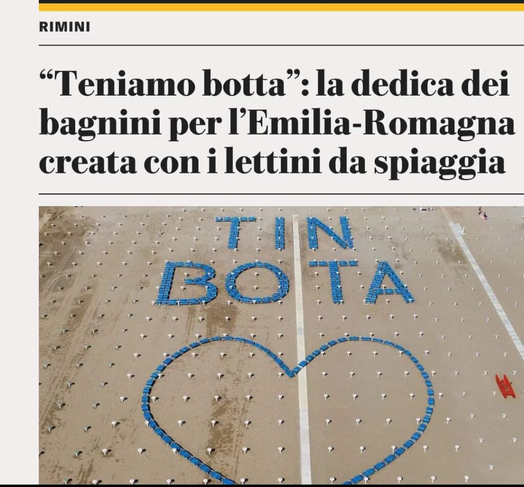 Il messaggio per l’ Emilia Romagna