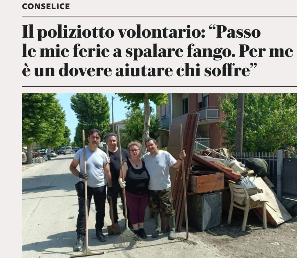 Il poliziotto volontario.