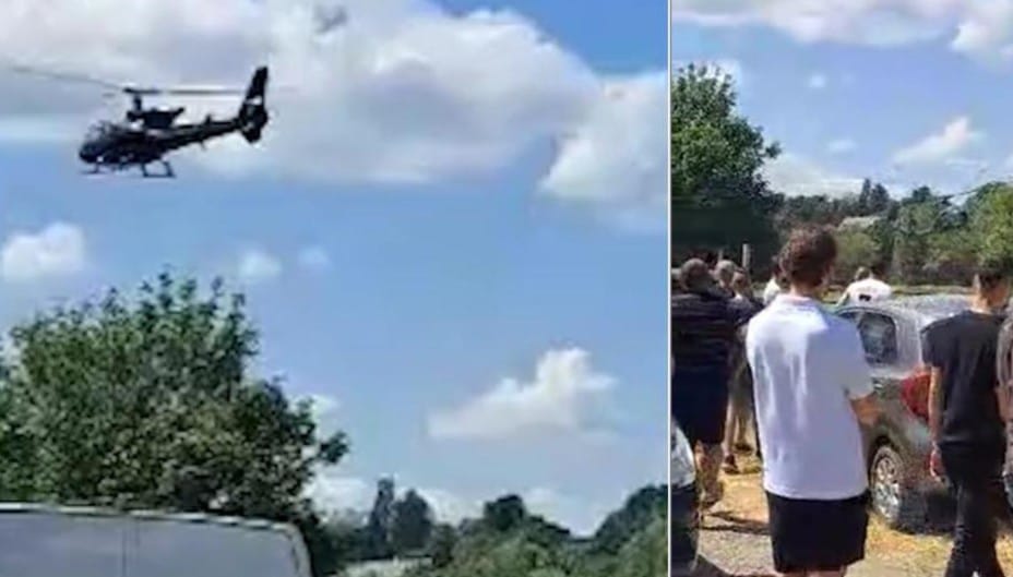 Finge la propria morte e si presenta al funerale in elicottero: “L’ho fatto per i miei cari”