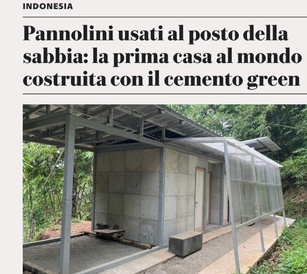 INDONESIA. C’erano una volta i pannolini. E c’era una volta il cemento. Entrambi nemici dell’ambiente, visto che i primi, una volta usati, finiscono negli inceneritori o nelle discariche a…