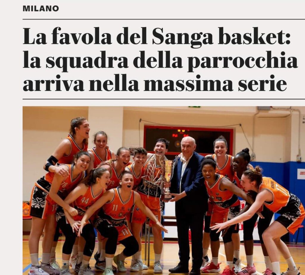 La squadra creata da Franz Pinotti nel 1997, nella parrocchia di San Gabriele Arcangelo in Mater Dei, per permettere alle figlie e alle amiche di giocare a minibasket, ha subito uno scossone poderoso e bellissimo