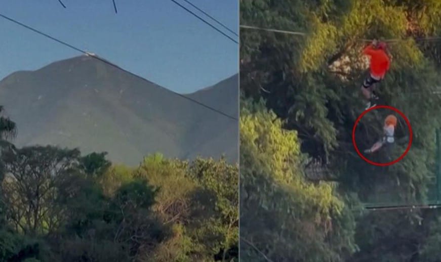 Messico, bambino cade da 12 metri ma non riporta ferite: l’incidente durante la traversata sulla zipline