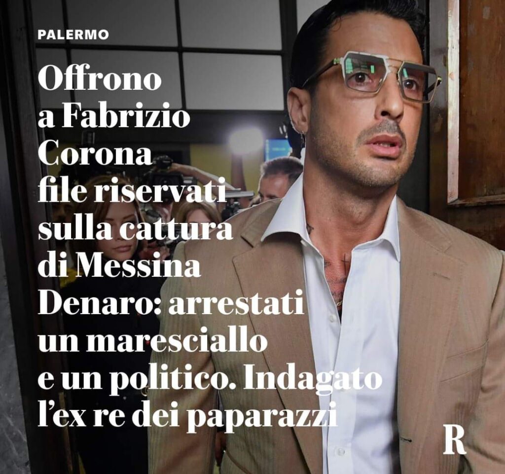 Offrono a Corona file riservati su Messina Denaro
