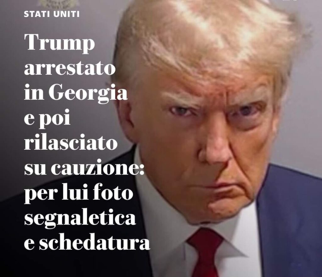Trump arrestato in Georgia.