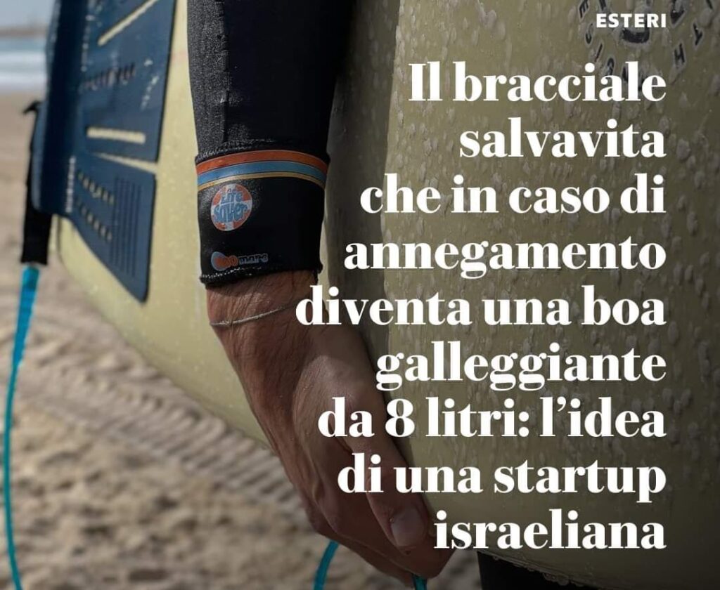 Il nuovo bracciale salvavita in caso di annegamento