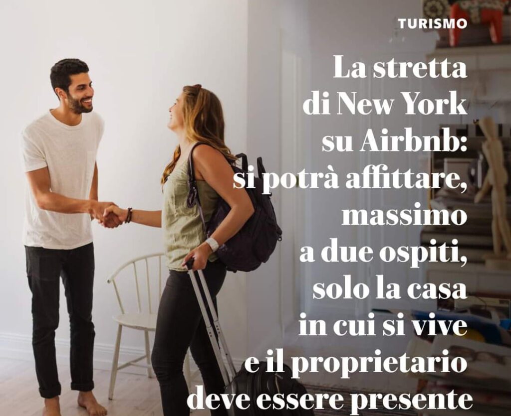 NUOVE LEGGI SU AIRBNB A NEW YORK