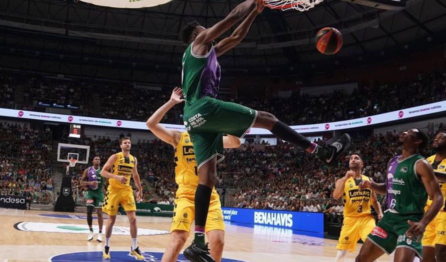L’Unicaja Malaga ha ingranato una marcia in più e ha superato il Lenovo Tenerife per 98-75.