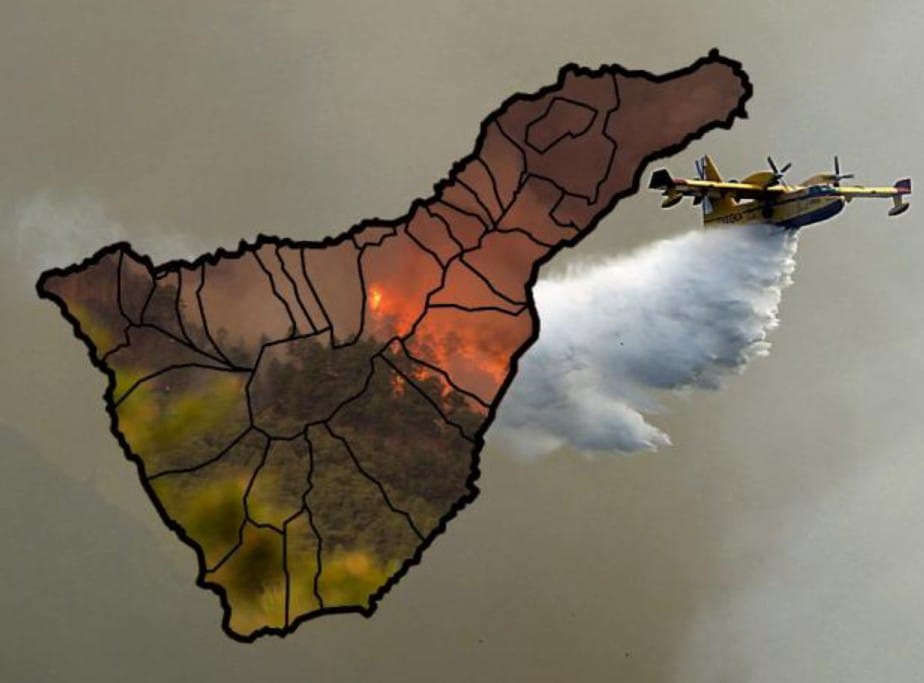 Mantenuto il livello 2 per gli incendi di Tenerife a causa di venti “irregolari”.