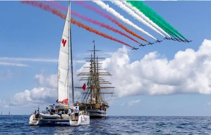 Il catamarano “Lo Spirito di Stella” arriva a Santa Cruz de Tenerife, tappa del suo viaggio solidale intorno al mondo.