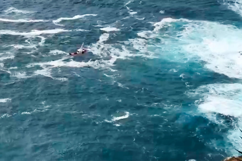 Prosegue la ricerca dell’uomo caduto in mare al largo della costa di El Sauzal