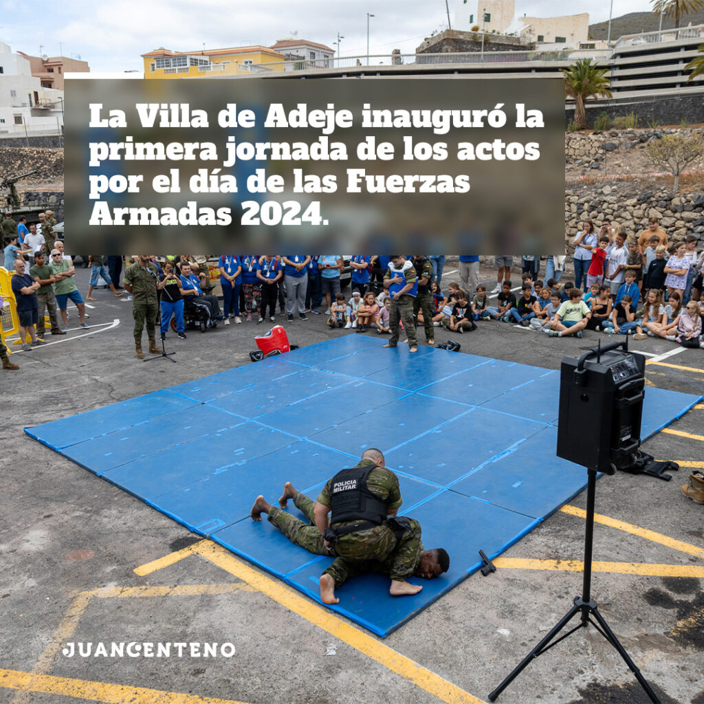 Il comune di Adeje ha inaugurato la prima giornata degli eventi per la Giornata delle Forze Armate 2024.