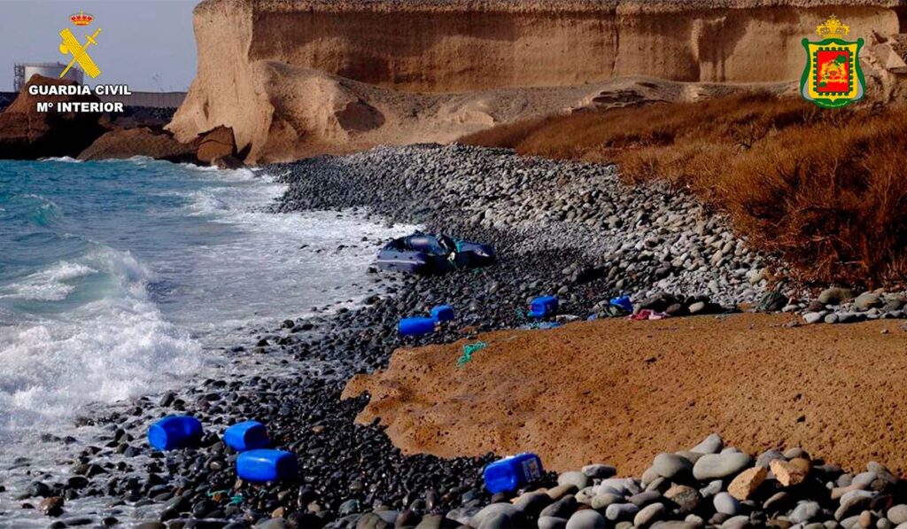 Arrestato un narcotrafficante di Tenerife mentre cercava di introdurre 2 tonnellate di hashish nell’isola
