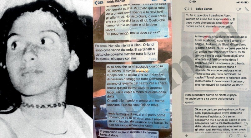 Caso Emanuela Orlandi: le chat tra Francesca Chaouqui e il Monsignore: “Dobbiamo far sparire tutto”