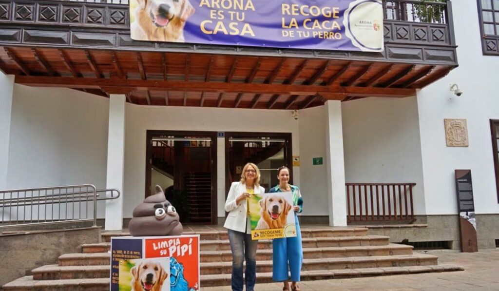 Parte la campagna ‘Arona è casa tua: raccogli la cacca del tuo cane’