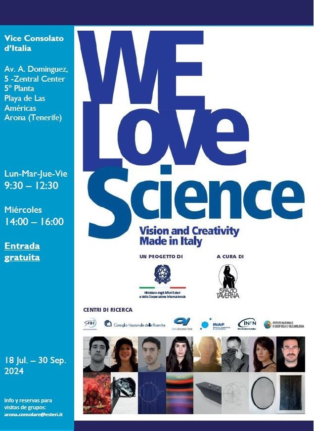 Arriva a Tenerife la mostra “We Love Science” a partire dal 18 luglio