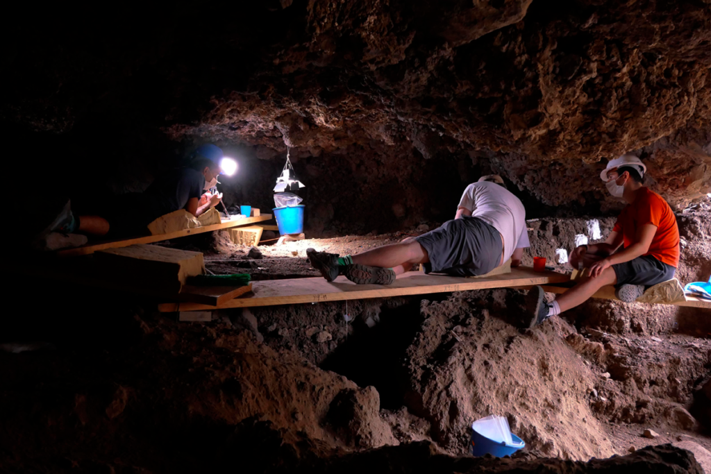 Questa è la caverna a Tegueste abitata dai guanches per 600 anni