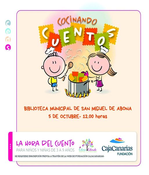 Cocinando cuentos arriva a San Miguel de Abona.