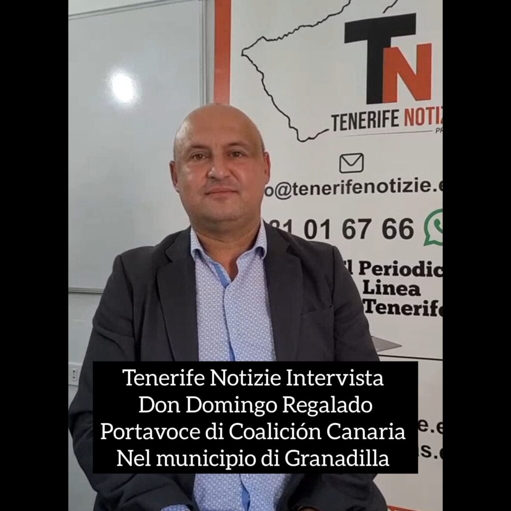 Intervista José Domingo Regalado, portavoce di Coalición Canaria nel municipio di Granadilla ed ex sindaco