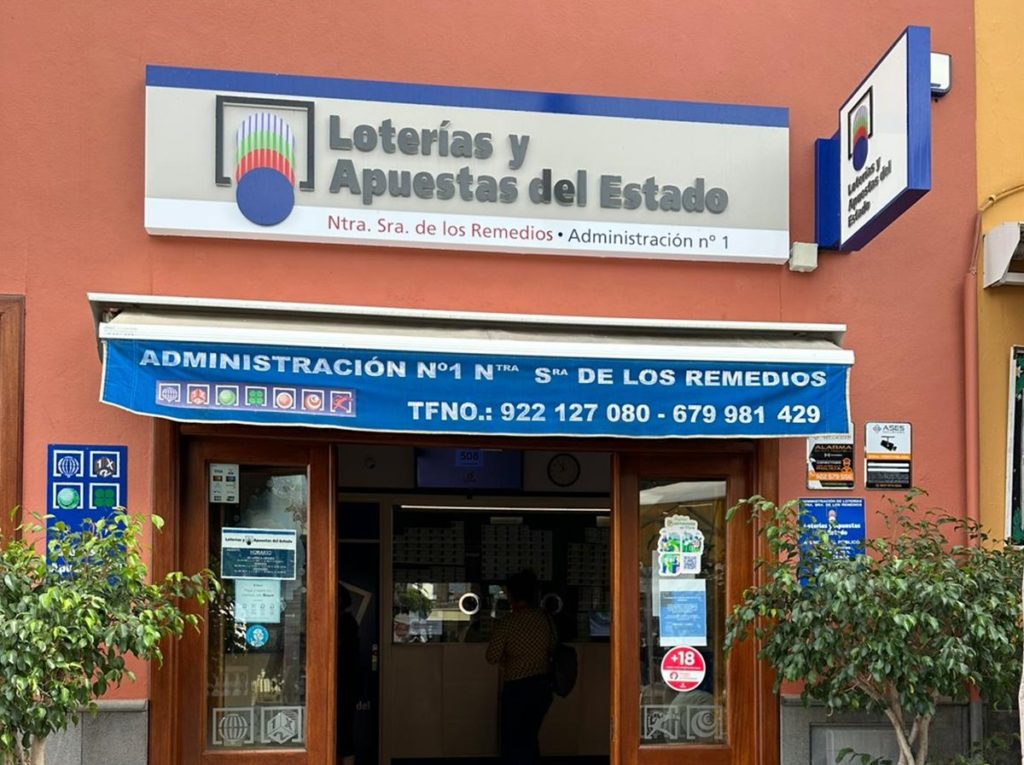 Una ricevitoria di Tenerife venderà la Lotería de Navidad di una colpita dalla DANA a Valencia