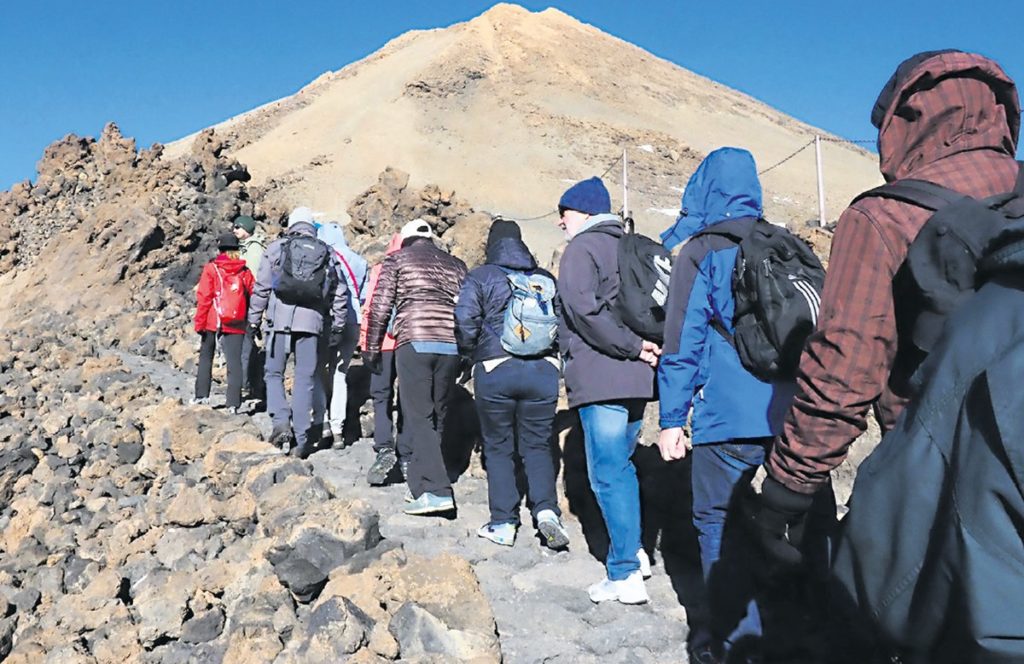 Il Cabildo limita il numero di escursionisti che potranno raggiungere la cima del Teide