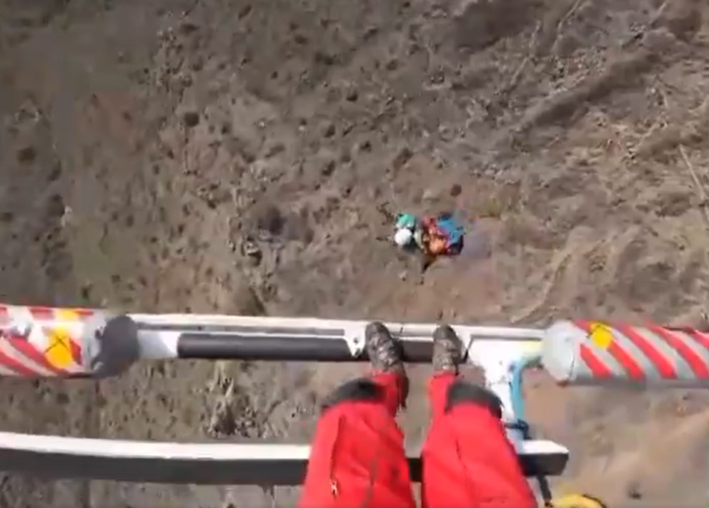 Soccorsa una parapendista dopo una caduta ad Adeje