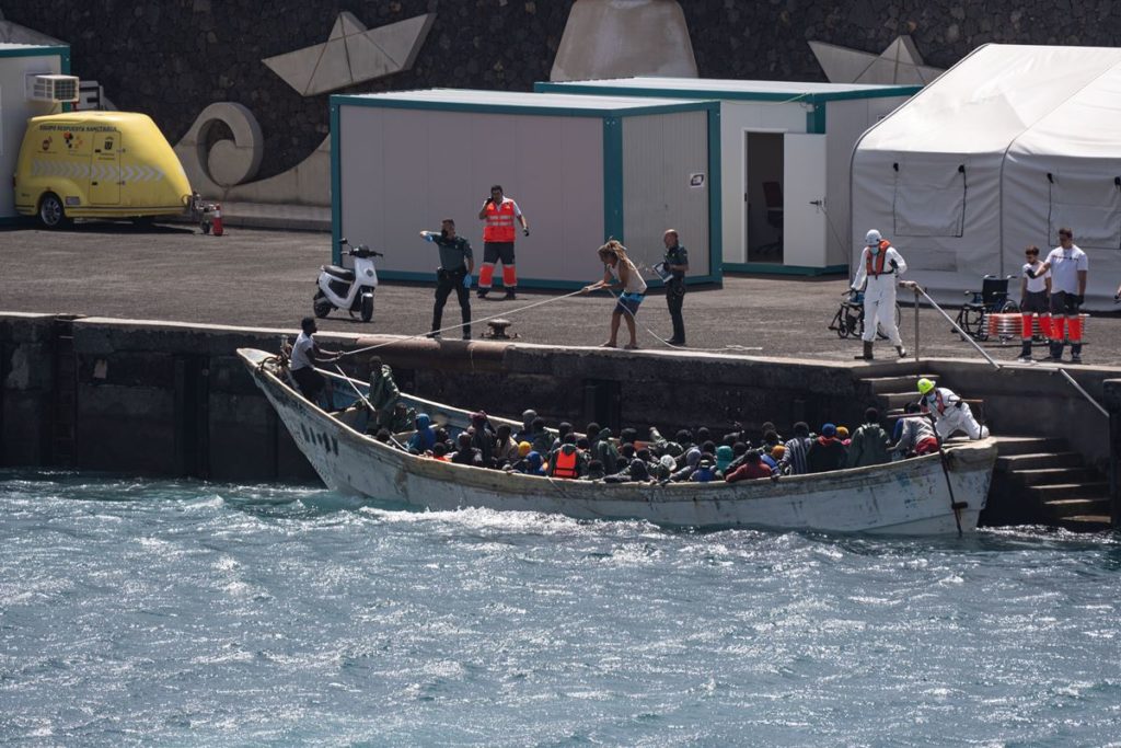 Una media di 153 migranti al giorno è arrivata alle Canarie a gennaio