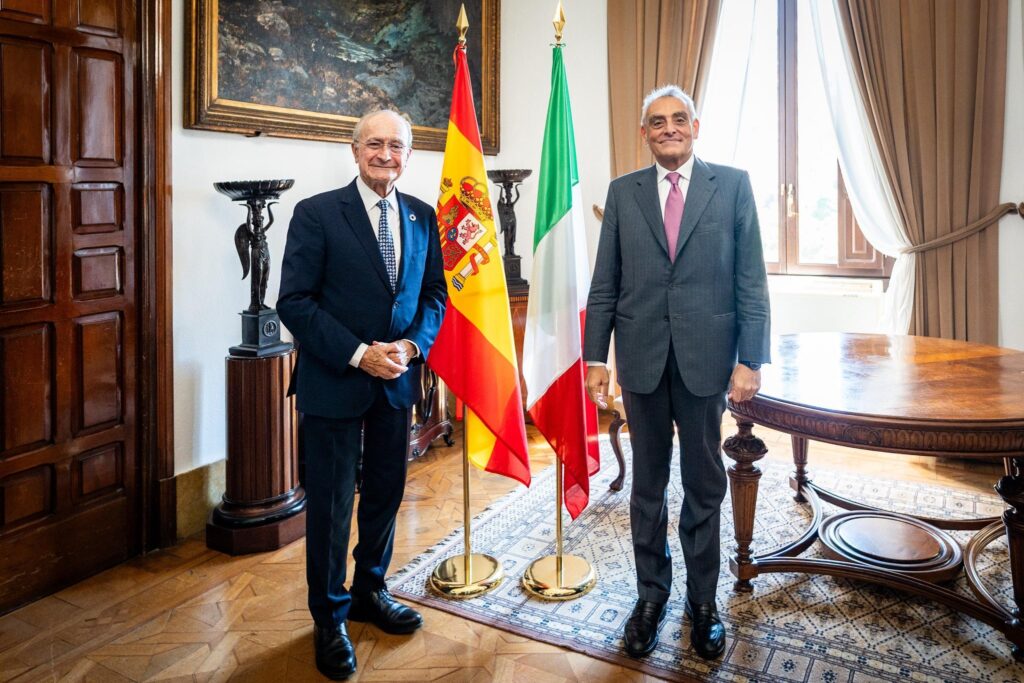 L’ambasciatore italiano in Spagna Buccino Grimaldi in missione a Malaga