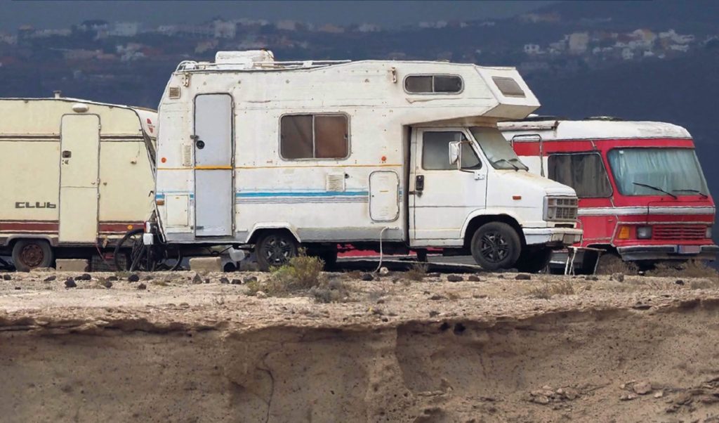 Caos caravan nel sud di Tenerife: “Crescita incontrollata e problemi igienico-sanitari”