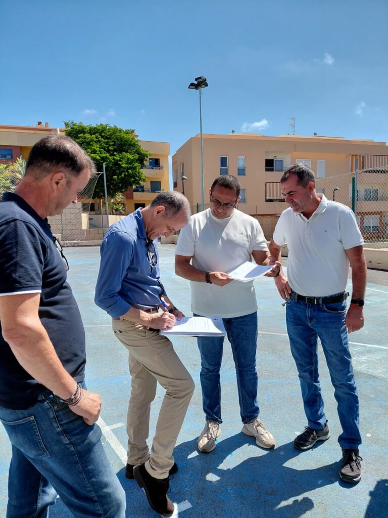 Il Comune di Granadilla avvia i lavori di riqualificazione del polideportivo di La Hoyita