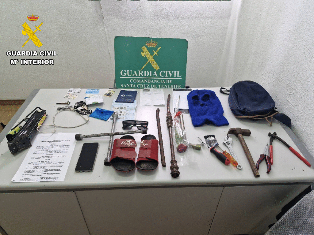 La Guardia Civil arresta a Tacoronte un uomo accusato di oltre sei reati contro il patrimonio