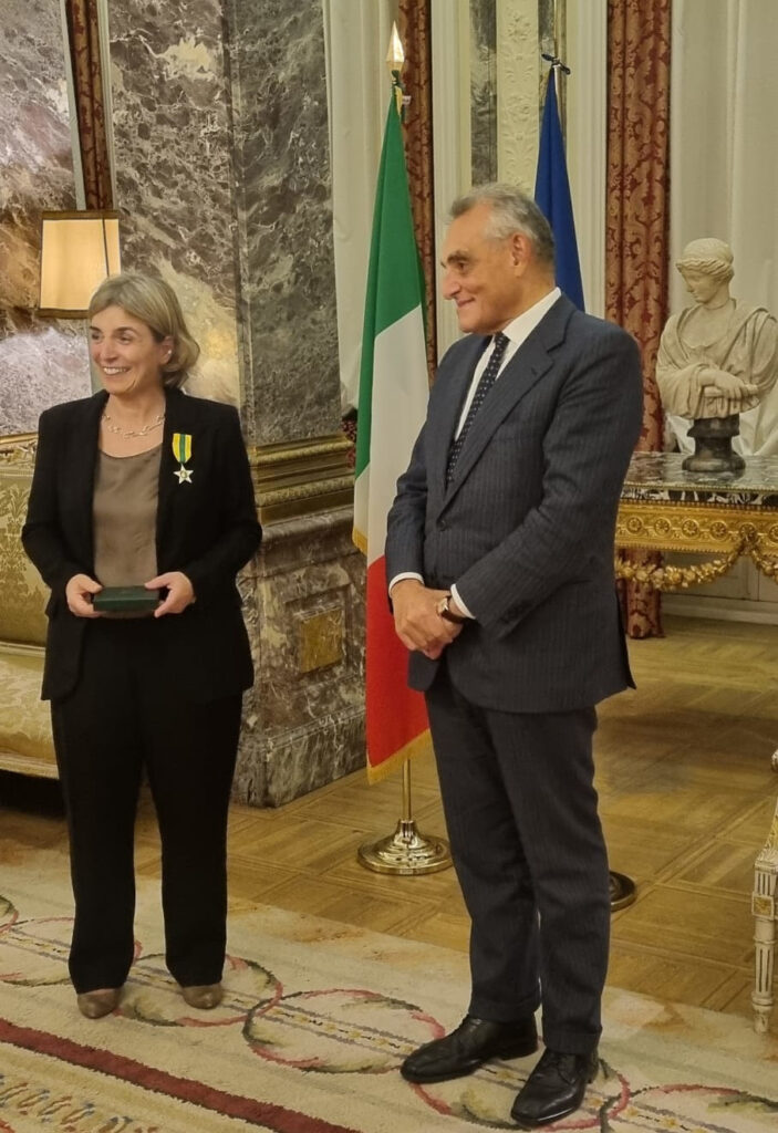 Consegna della decorazione “Stella al Merito del Lavoro” all’Ing. Mariella Graziano
