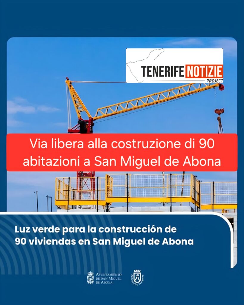 Via libera alla costruzione di 90 abitazioni a San Miguel de Abona