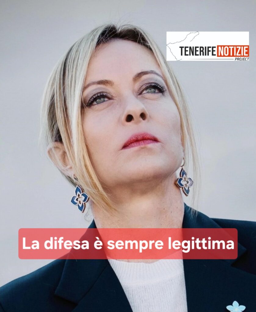 “La difesa è sempre legittima”: la premier Meloni difende il proprietario che ha sparato ai ladri. Finalmente lo Stato sta con chi subisce, non con chi attacca