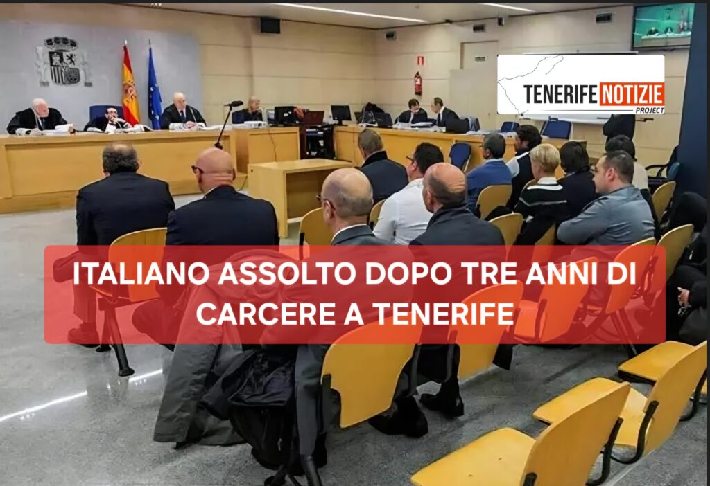 ITALIANO ASSOLTO DOPO TRE ANNI DI CARCERE A TENERIFE