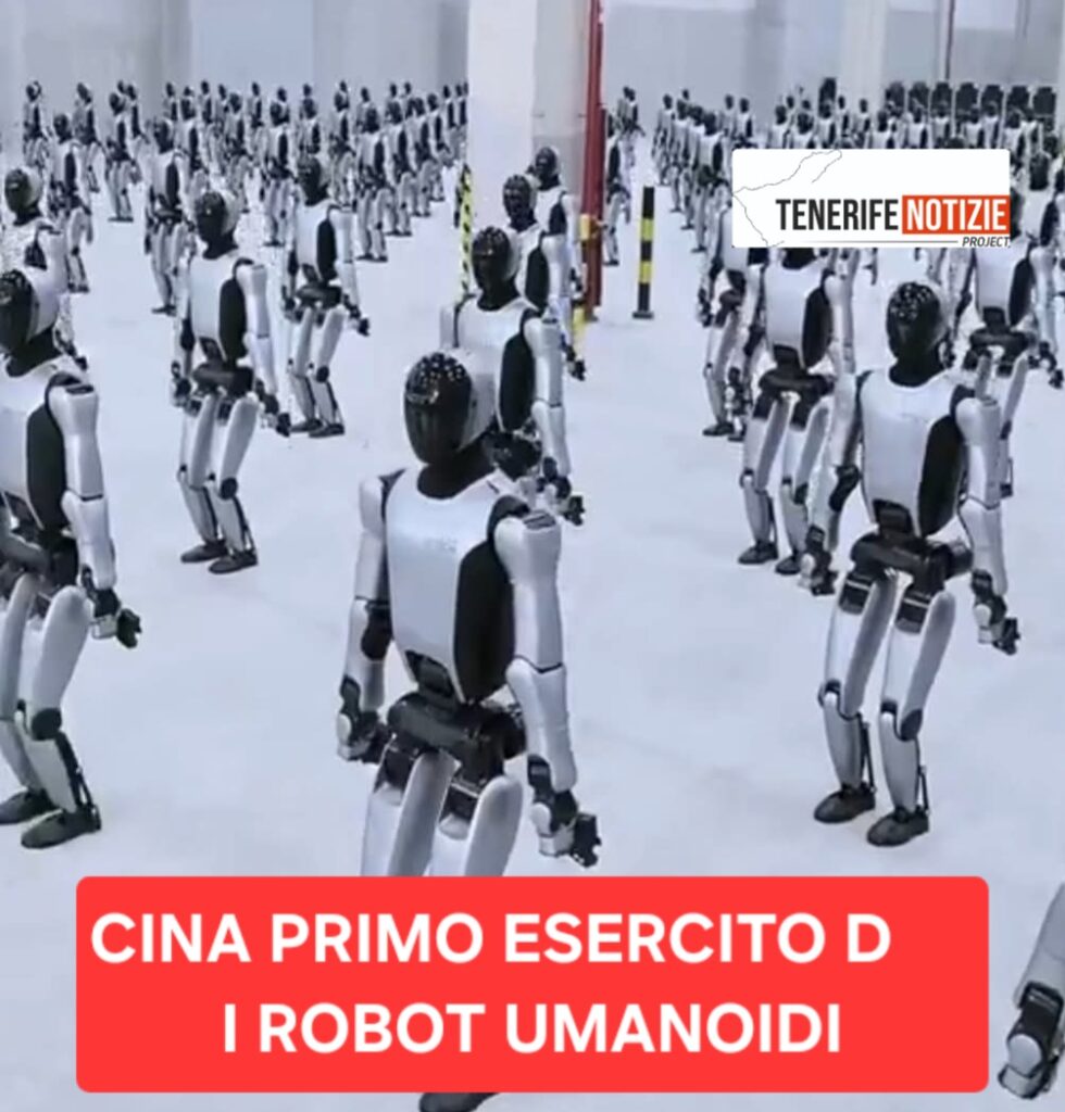 CINA ARRIVA IL PRIMO VERO ESERCITO DI ROBOT UMANOIDI