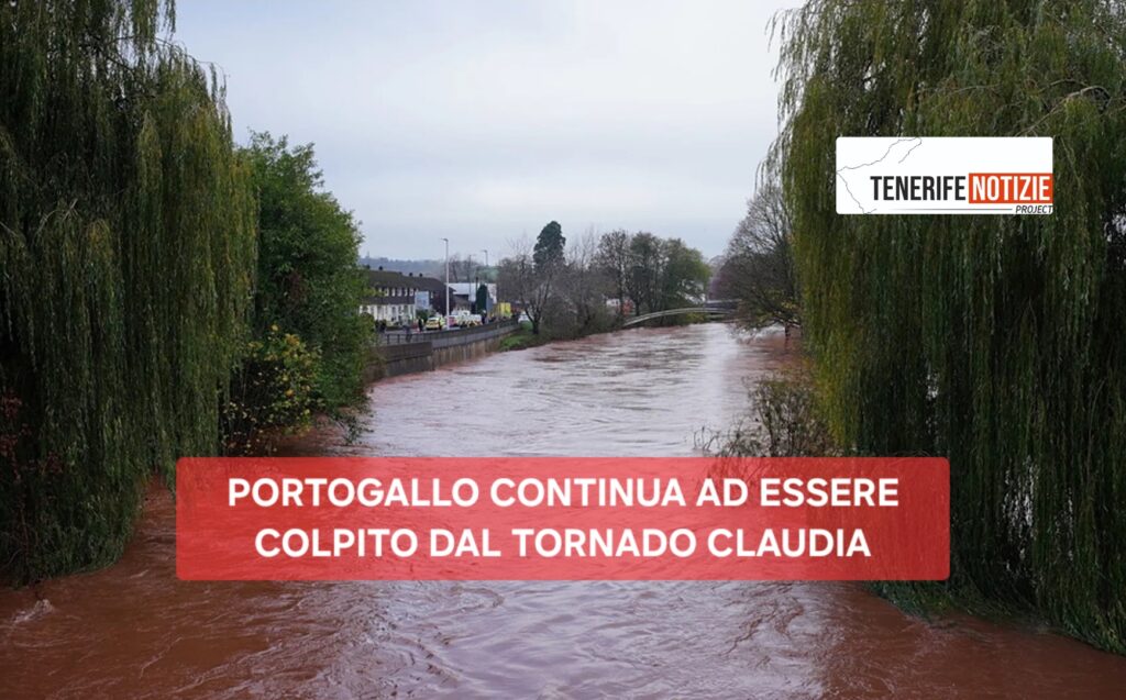 PORTOGALLO CONTINUA AD ESSERE COLPITO DAL TORNADO CLAUDIA