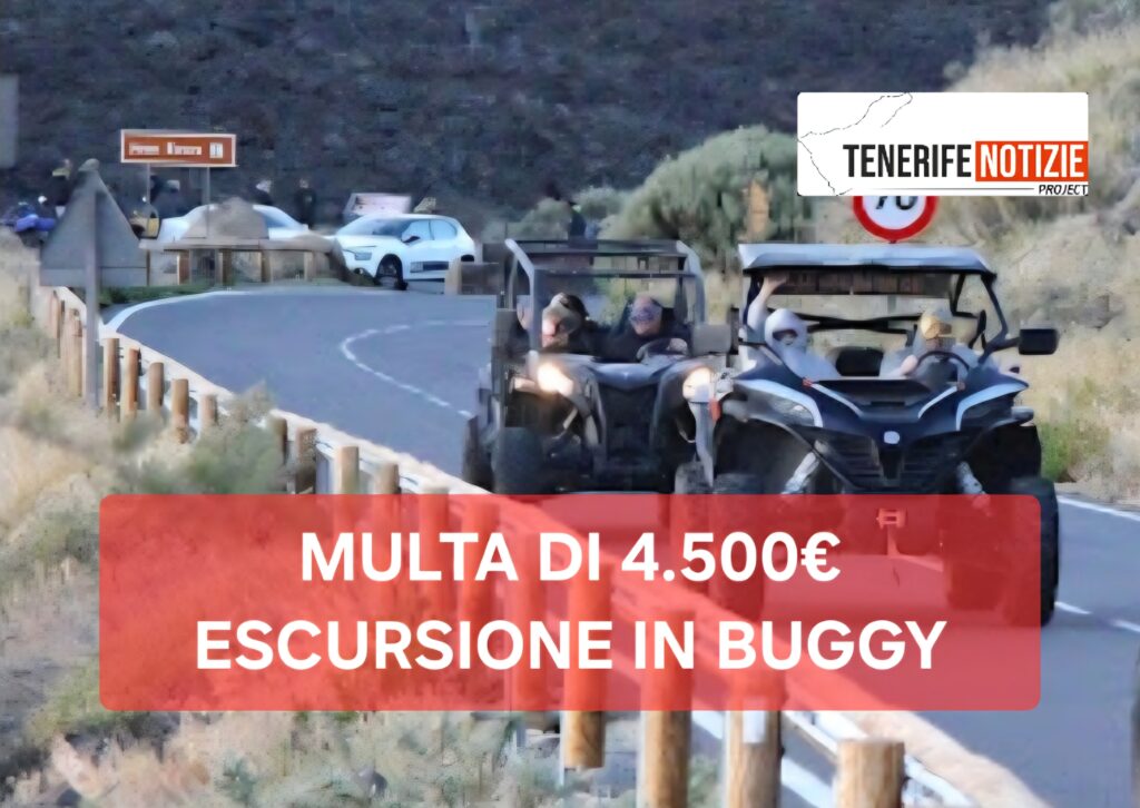 MULTA DI 4.500€ ESCURSIONE IN BUGGY