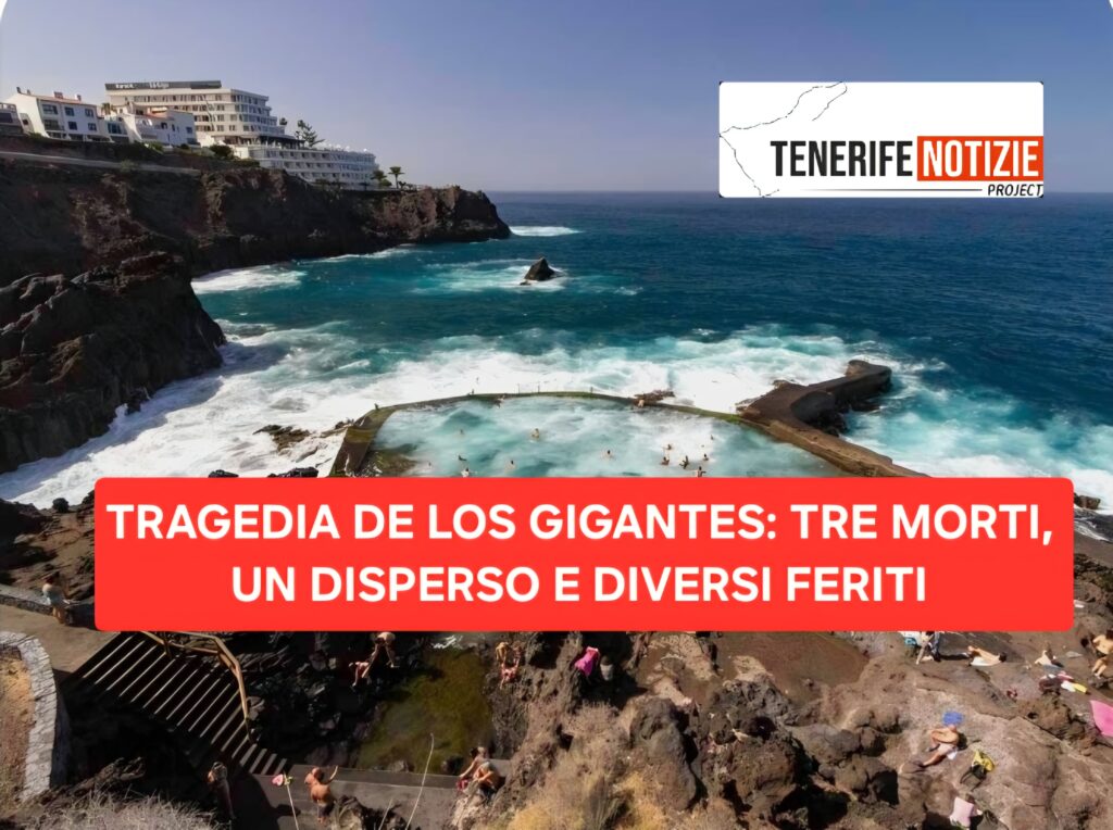 TRAGEDIA DE LOS GIGANTES: TRE MORTI, UN DISPERSO E DIVERSI FERITI