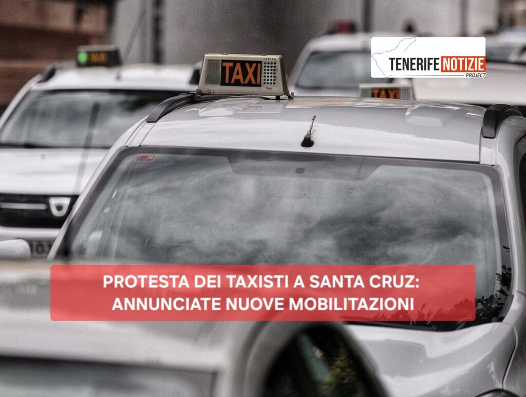 PROTESTA DEI TAXISTI A SANTA CRUZ: ANNUNCIATE NUOVE MOBILITAZIONI