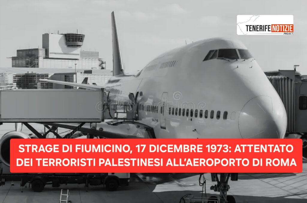 STRAGE DI FIUMICINO, 17 DICEMBRE 1973: ATTENTATO DEI TERRORISTI PALESTINESI ALL’AEROPORTO DI ROMA