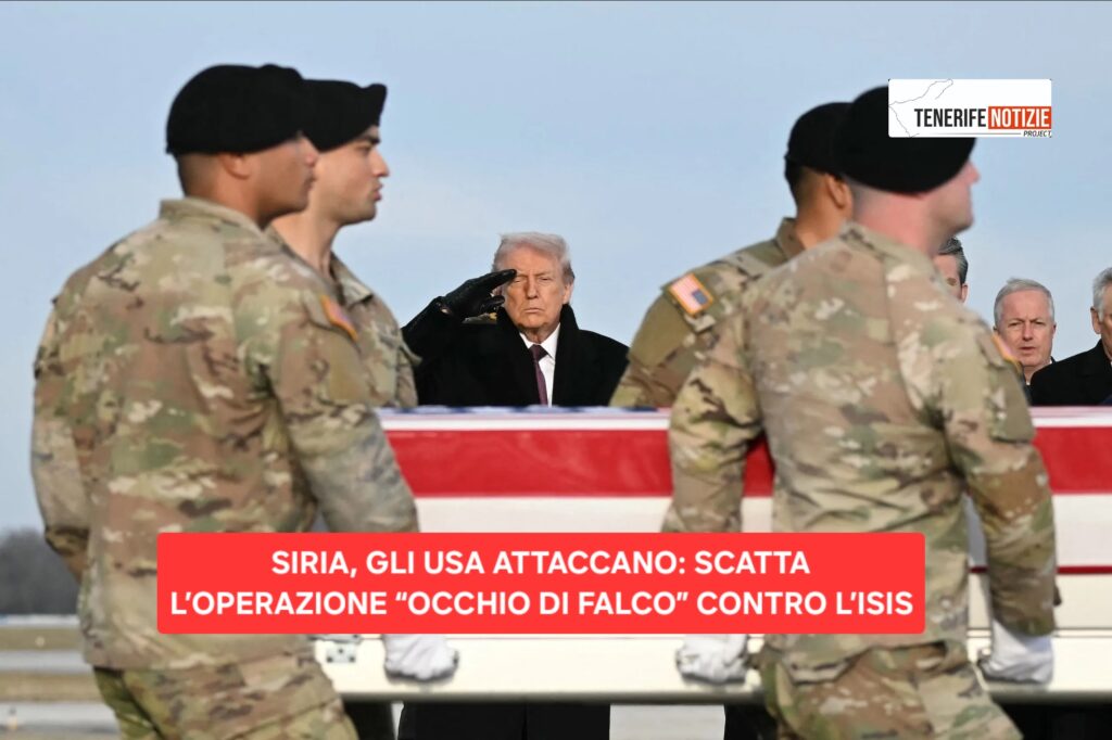 SIRIA, GLI USA ATTACCANO: SCATTA L’OPERAZIONE “OCCHIO DI FALCO” CONTRO L’ISIS