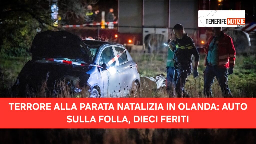TERRORE ALLA PARATA NATALIZIA IN OLANDA: AUTO SULLA FOLLA, DIECI FERITI