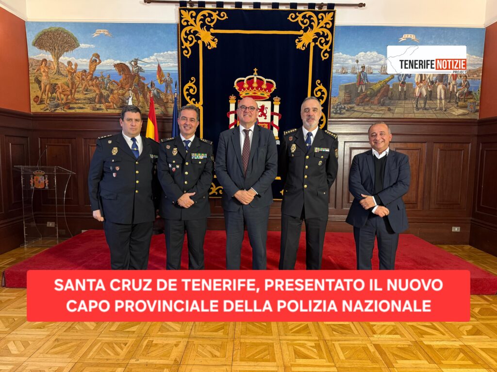 SANTA CRUZ DE TENERIFE, PRESENTATO IL NUOVO CAPO PROVINCIALE DELLA POLIZIA NAZIONALE