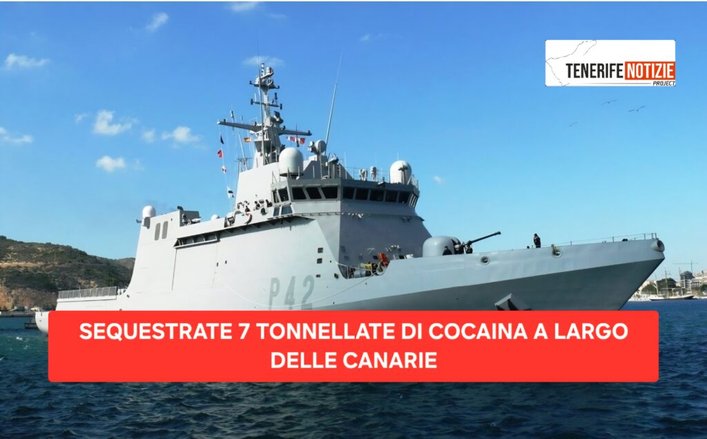 SEQUESTRATE 7 TONNELLATE DI COCAINA A LARGO DELLE CANARIE