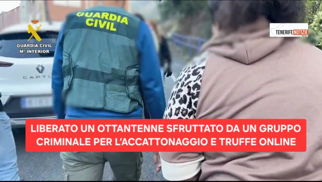 LIBERATO UN OTTANTENNE SFRUTTATO DA UN GRUPPO CRIMINALE PER L’ACCATTONAGGIO E TRUFFE ONLINE
